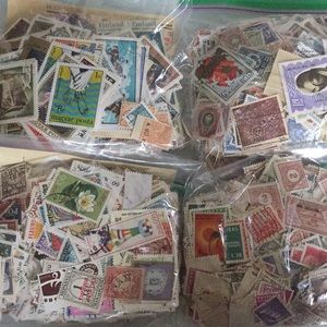 Vintage postage stamps
